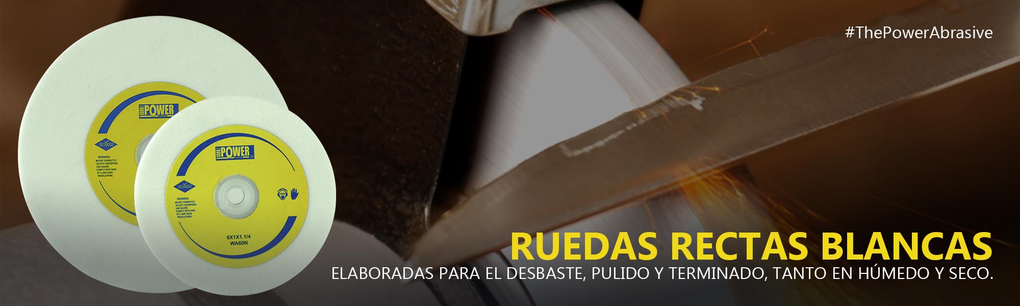 ruedas rectas blanca